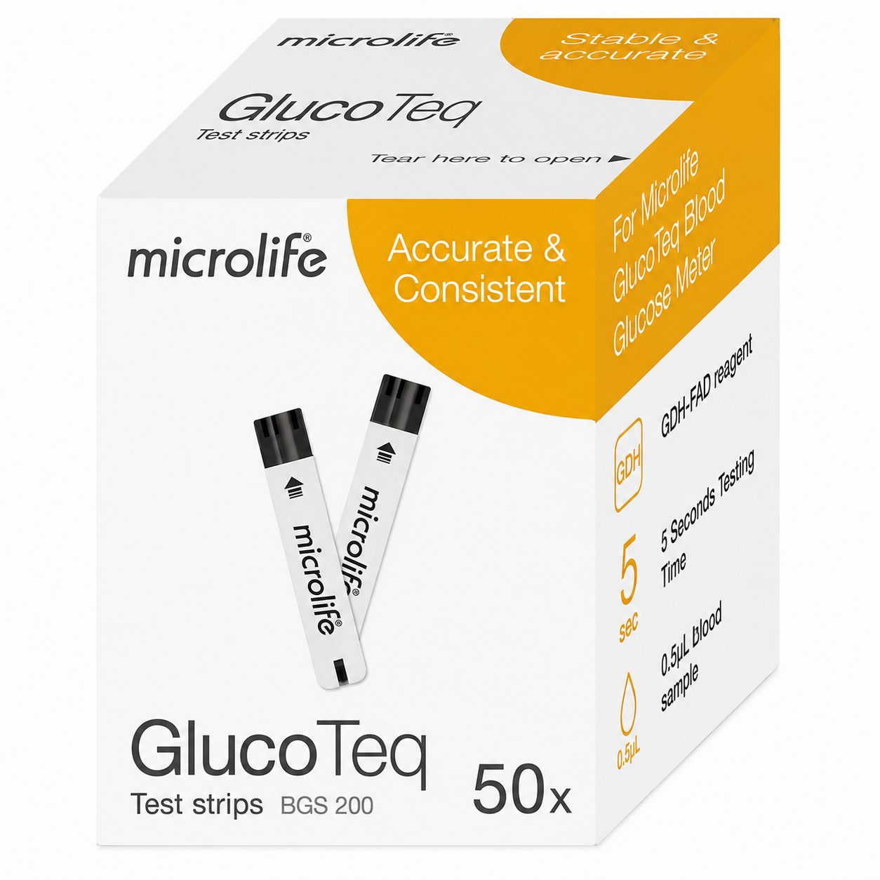 GLUCOTEQ STRIPS BGS 200 50PCS