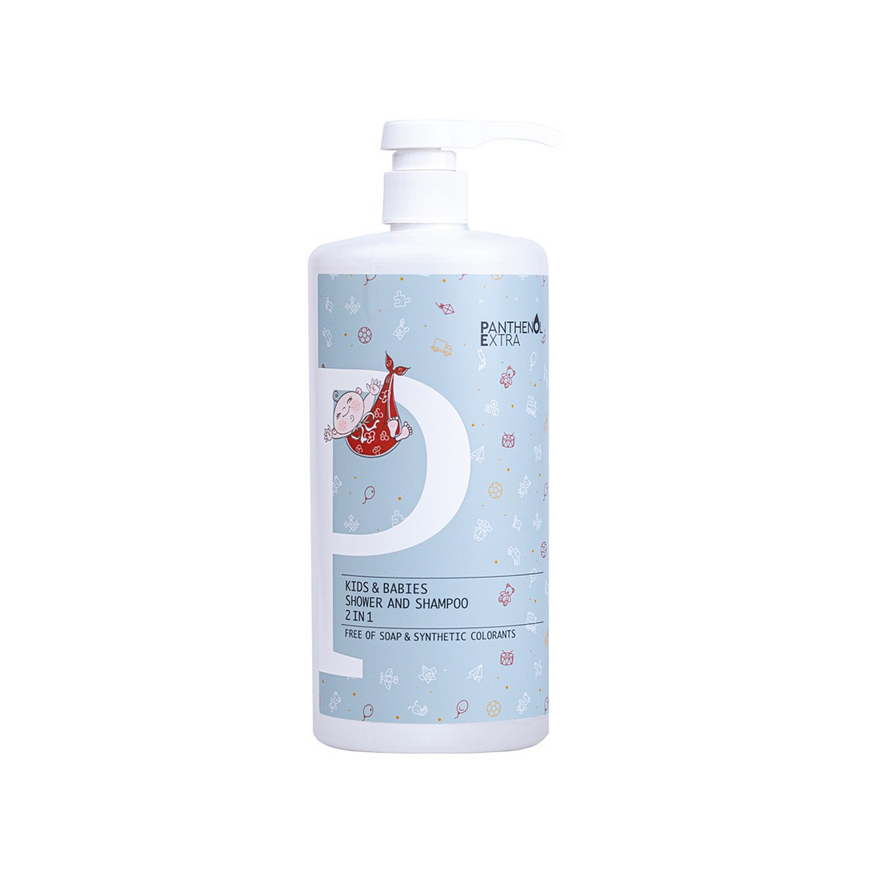 PANTHENOL EXTRA KIDS & BABIES SHOWER AND SHAMPOO 2IN1 300ML | 1000ML