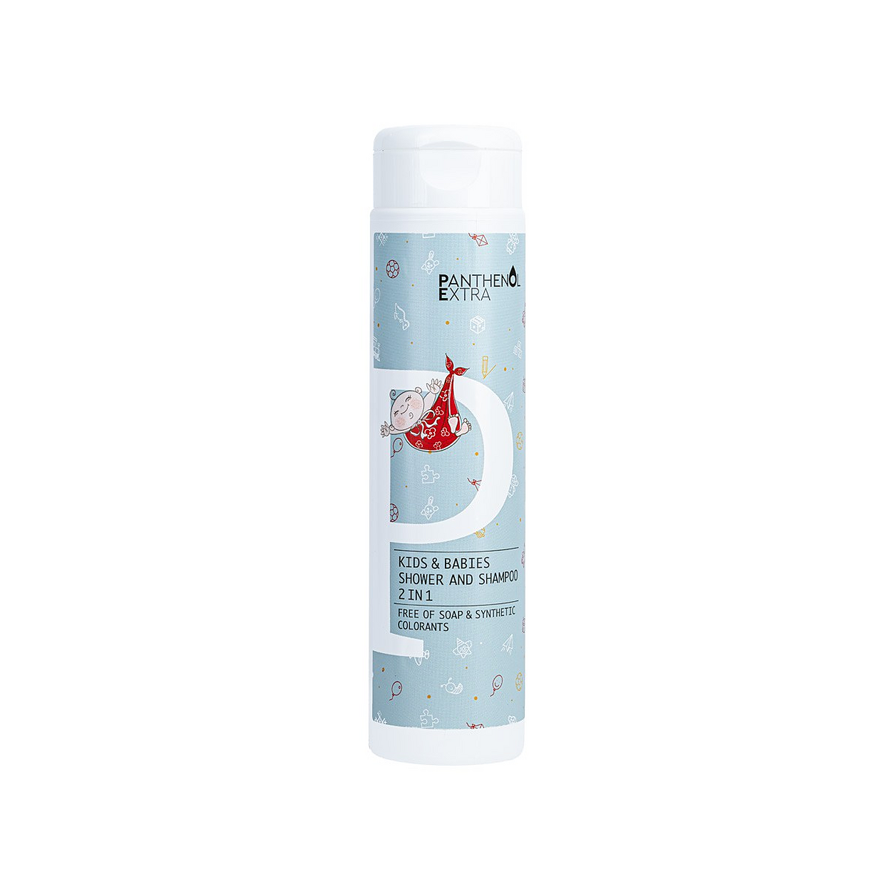 PANTHENOL EXTRA KIDS & BABIES SHOWER AND SHAMPOO 2IN1 300ML | 1000ML - Image 2