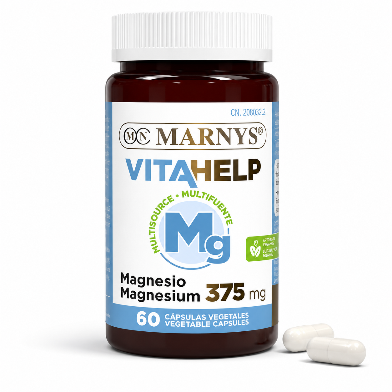 MARNYS Vitahelp Magnesium 375 mg 60 Capsules