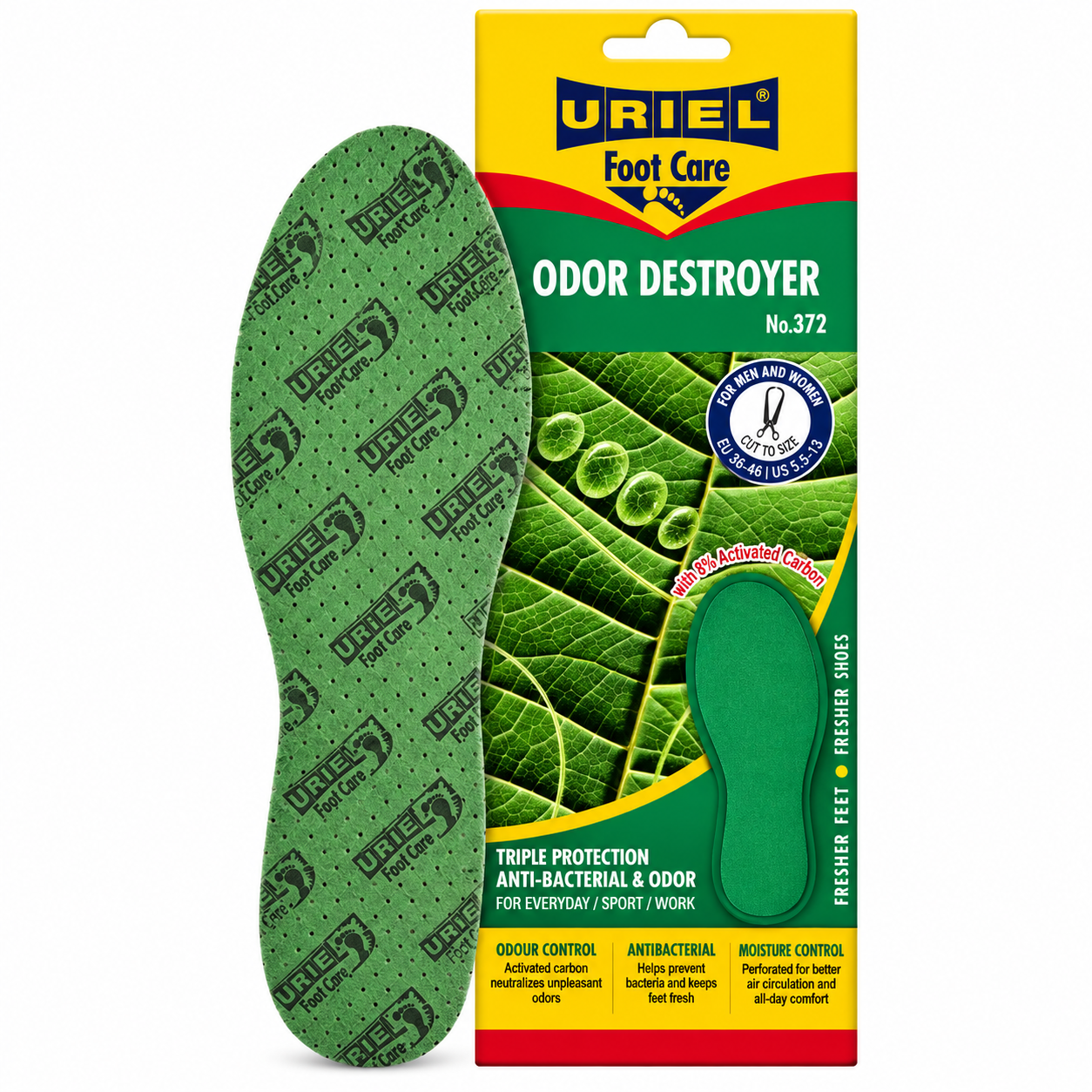 URIEL 372 Odor Destroyer Insoles