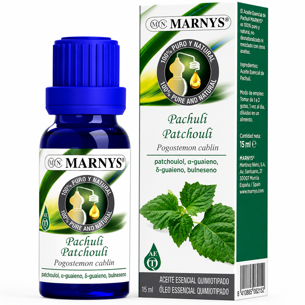 MARNYS Patchouli Essential Oil 15ml