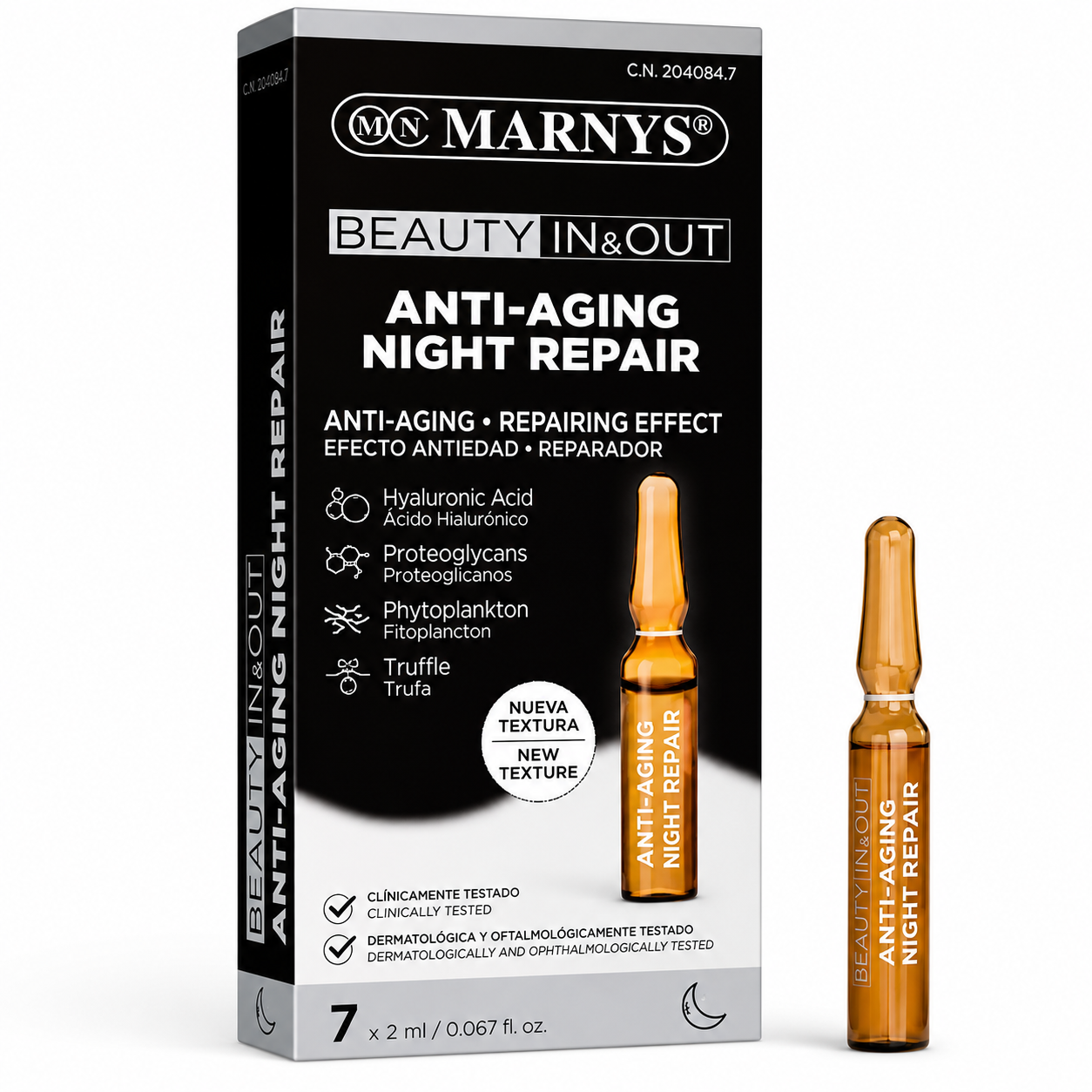 MARNYS Beauty In & Out Anti-Aging Night Repair 7 Ampoules