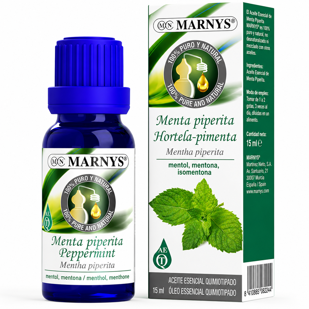 MARNYS Peppermint Essential Oil 15ml