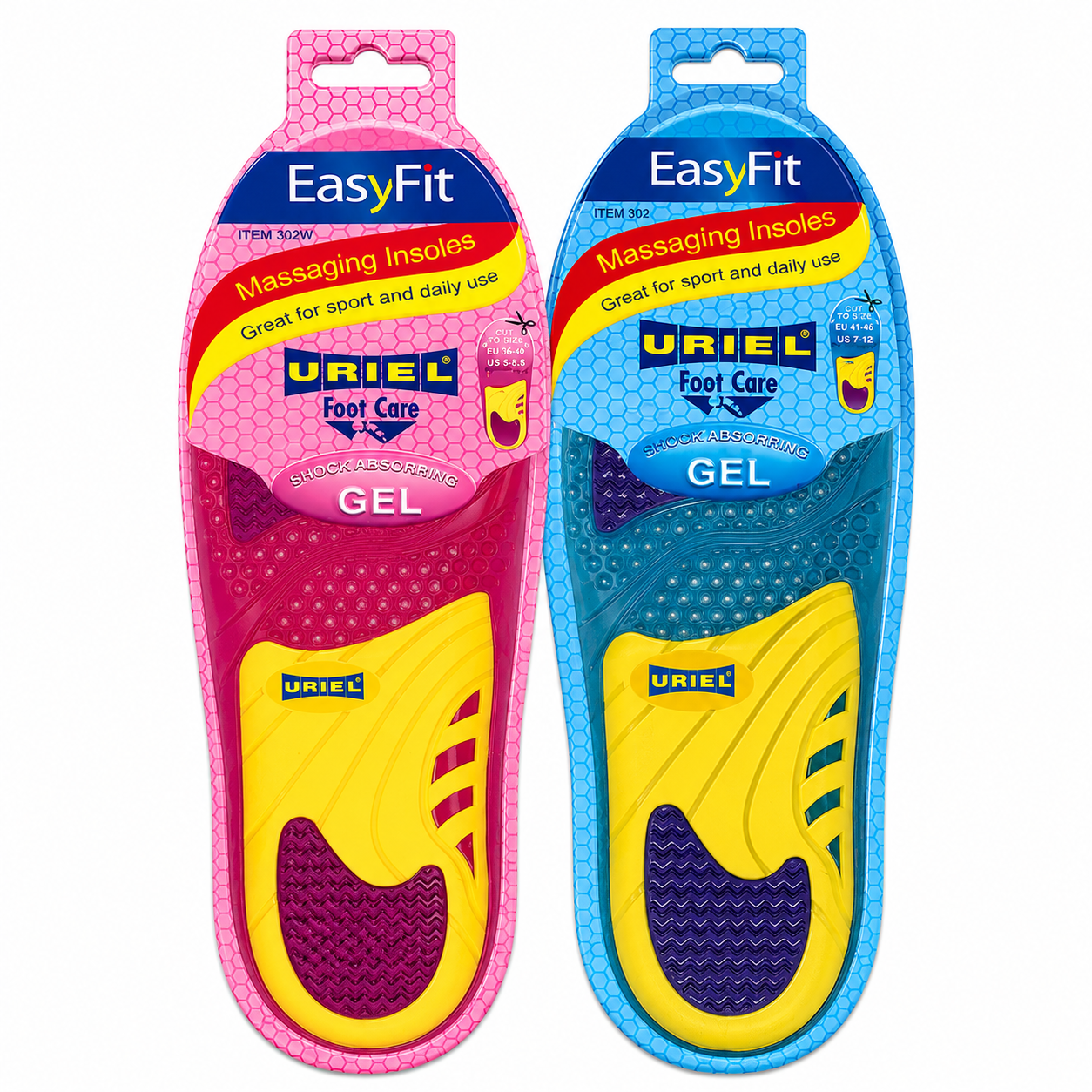 URIEL 302 Absorbing Gel Insoles
