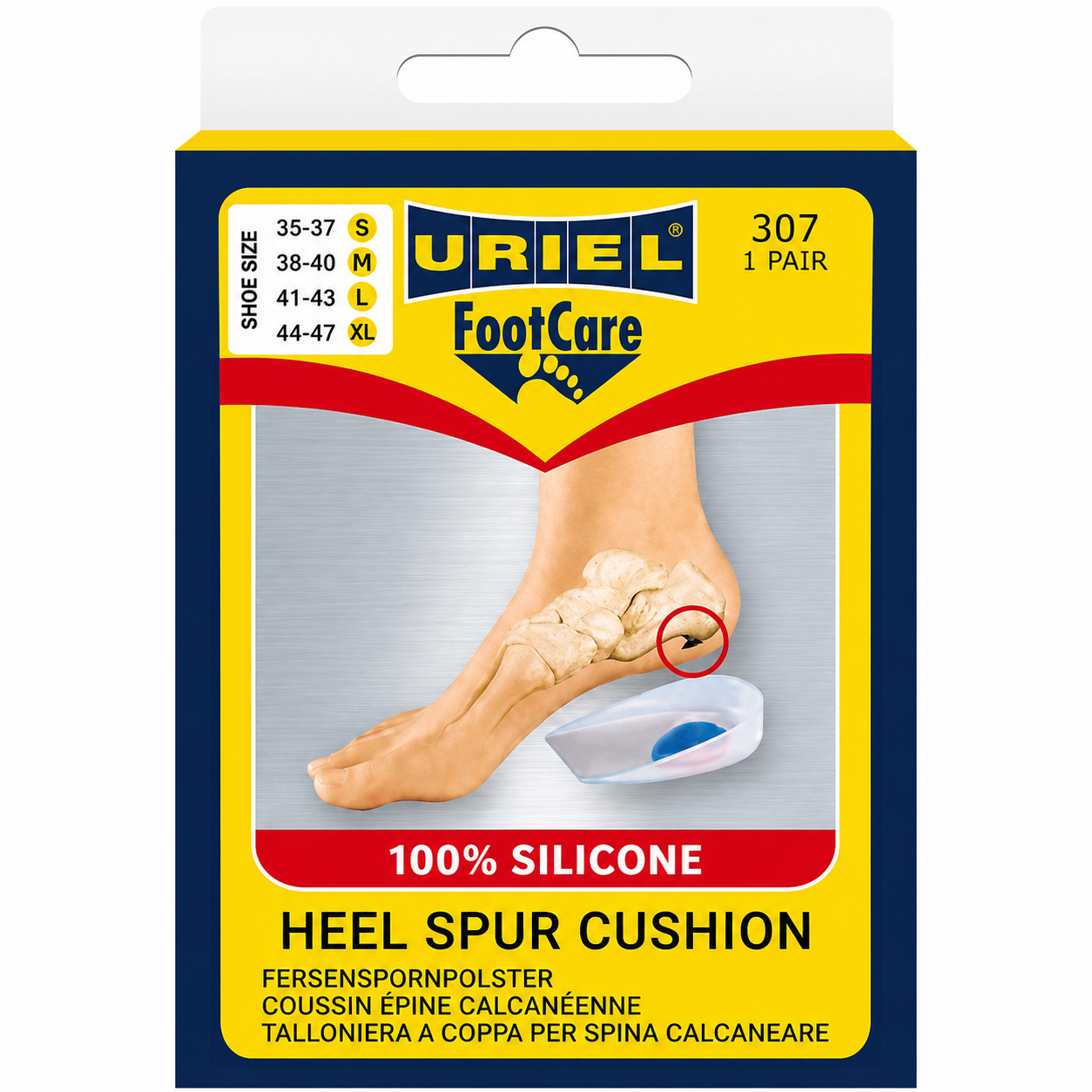 URIEL 307 Silicone Heel Support Cushion