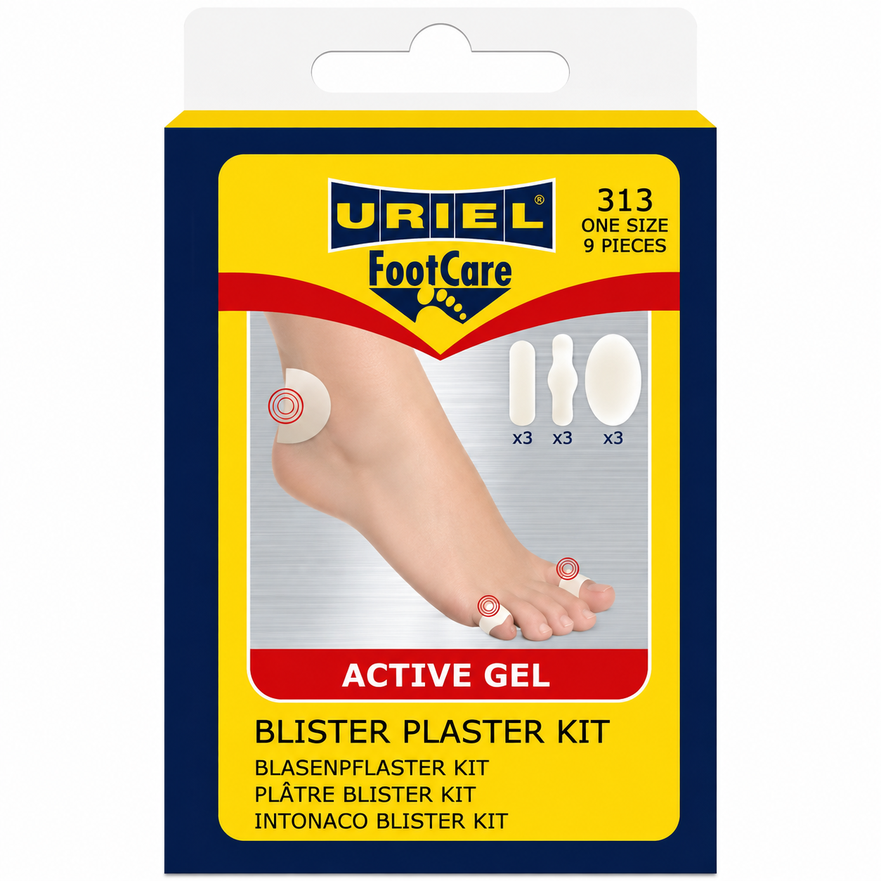 URIEL 313 Active Gel Blister Plaster Kit