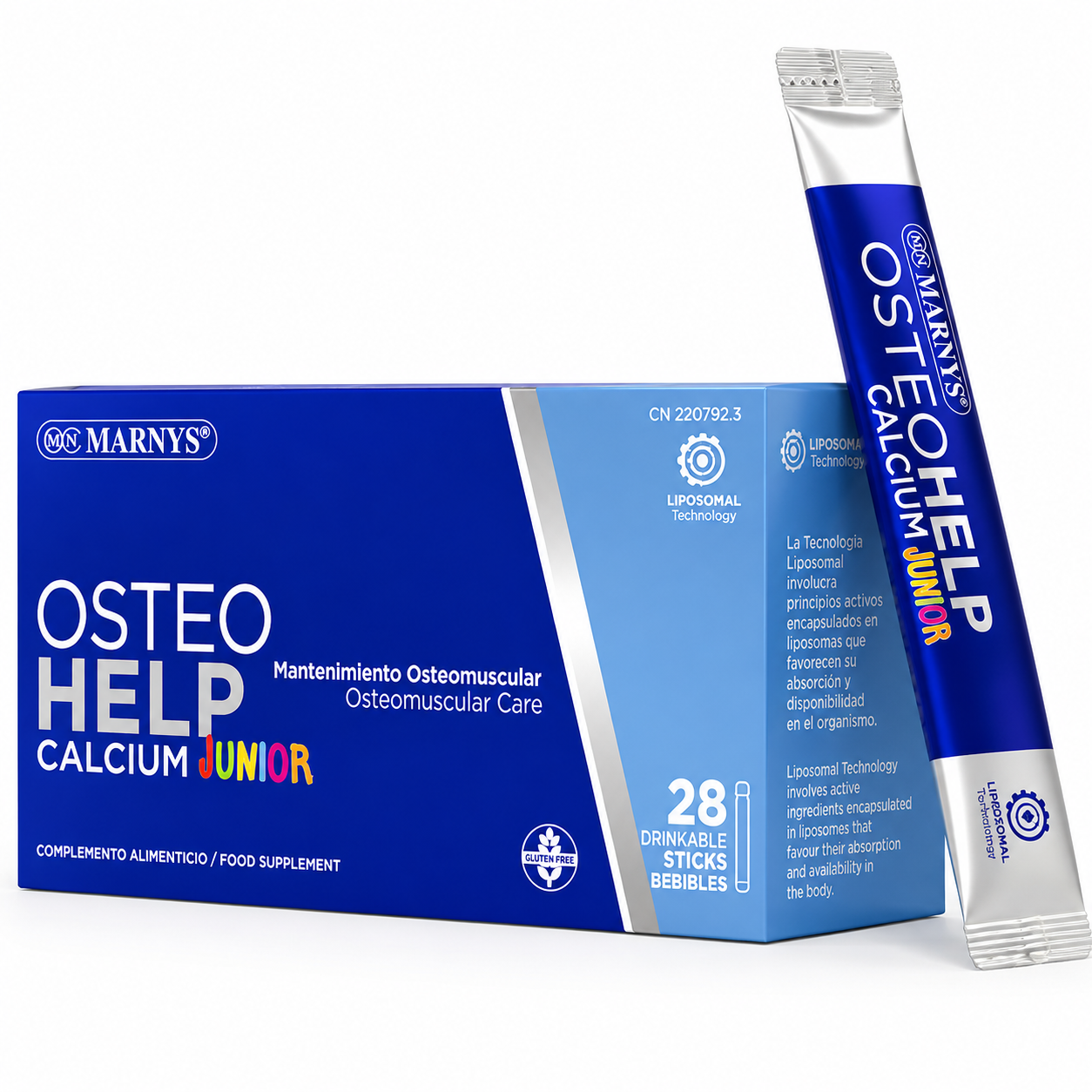 MARNYS OsteoHelp Calcium Junior Liposomal 20 Sticks
