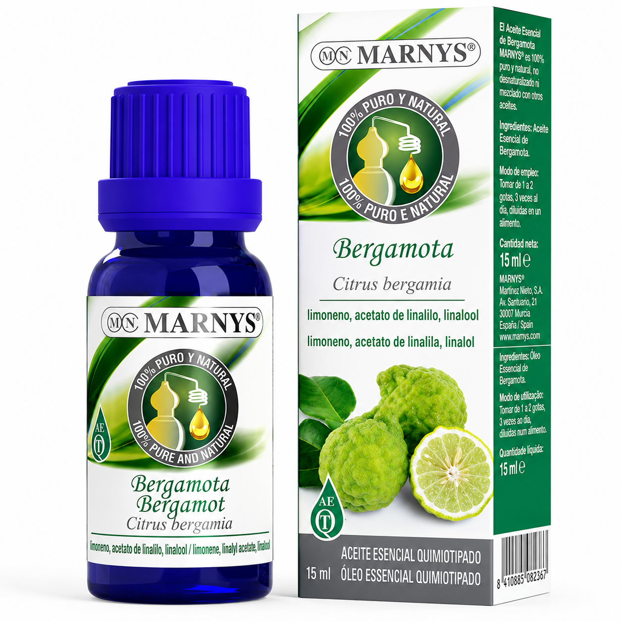 MARNYS Bergamot Essential Oil 15ml