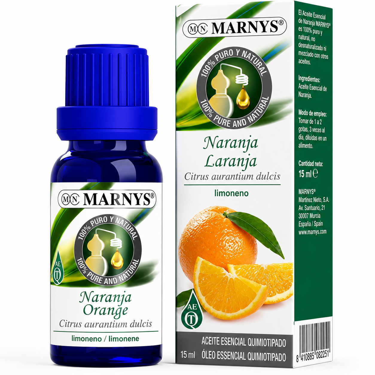 MARNYS Orange Essential Oil 15ml