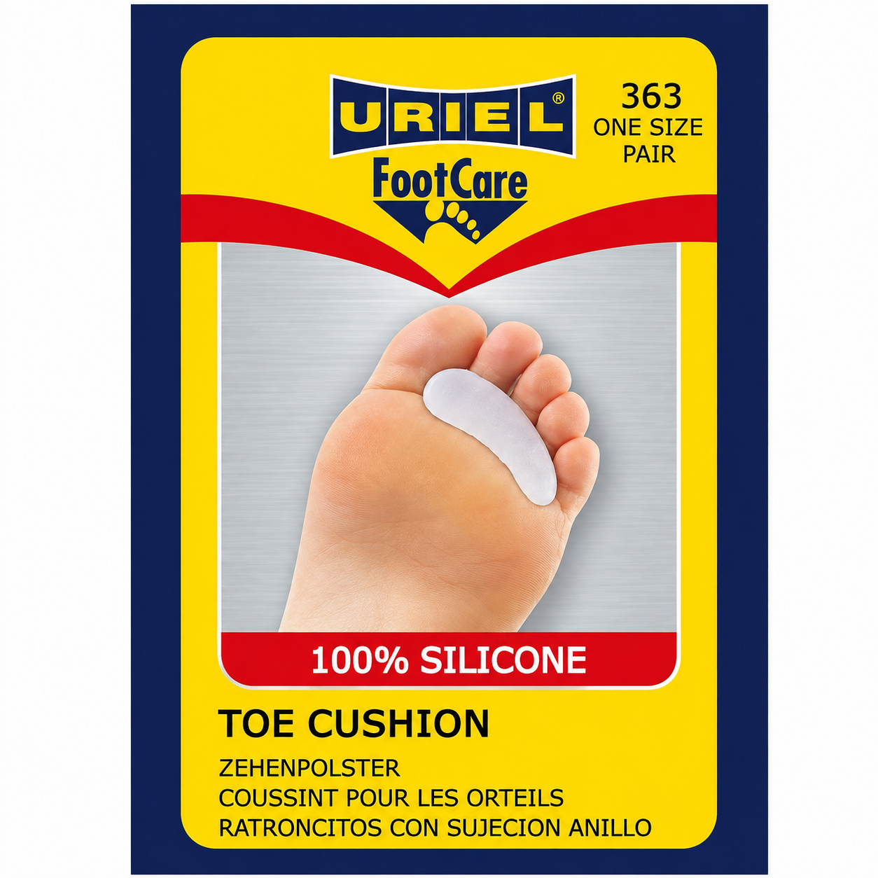 URIEL 363 Silicone Toe Cushion