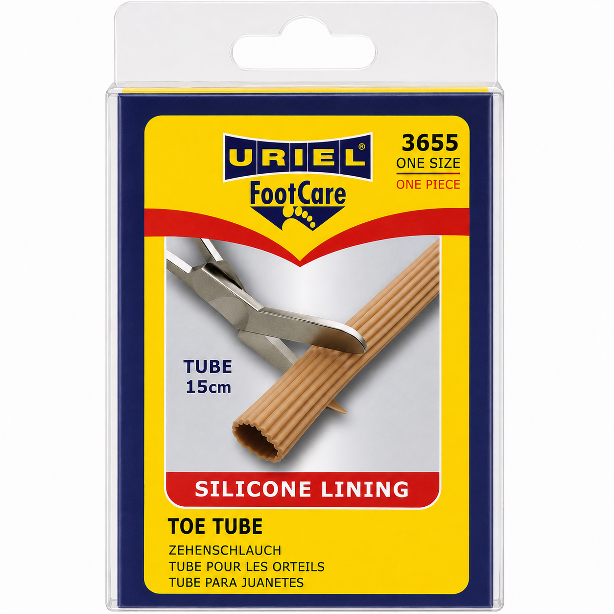 URIEL 3655 Silicone Lined Toe Tube