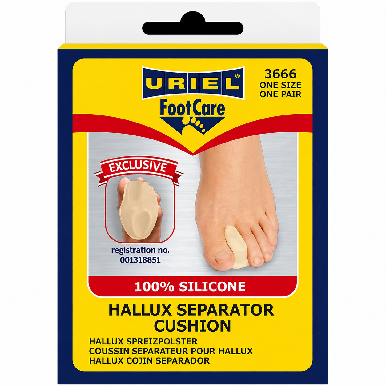 URIEL 3666 Silicone Bunion Corrector