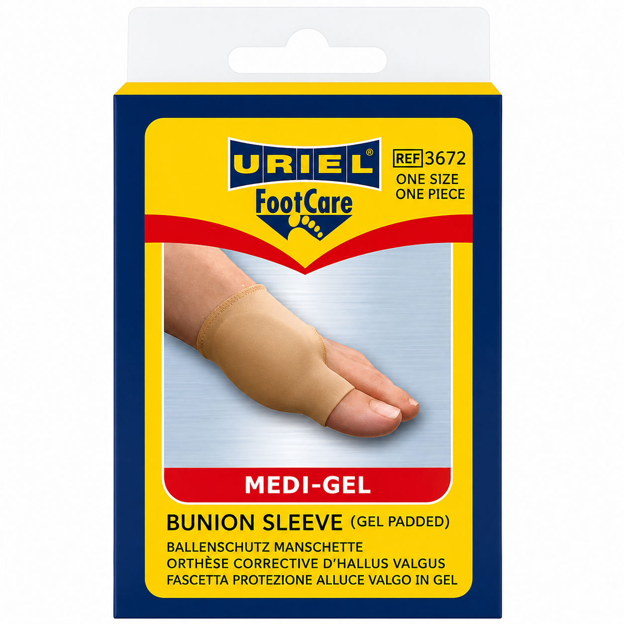 URIEL 3672 Gel-Padded Bunion Sleeve