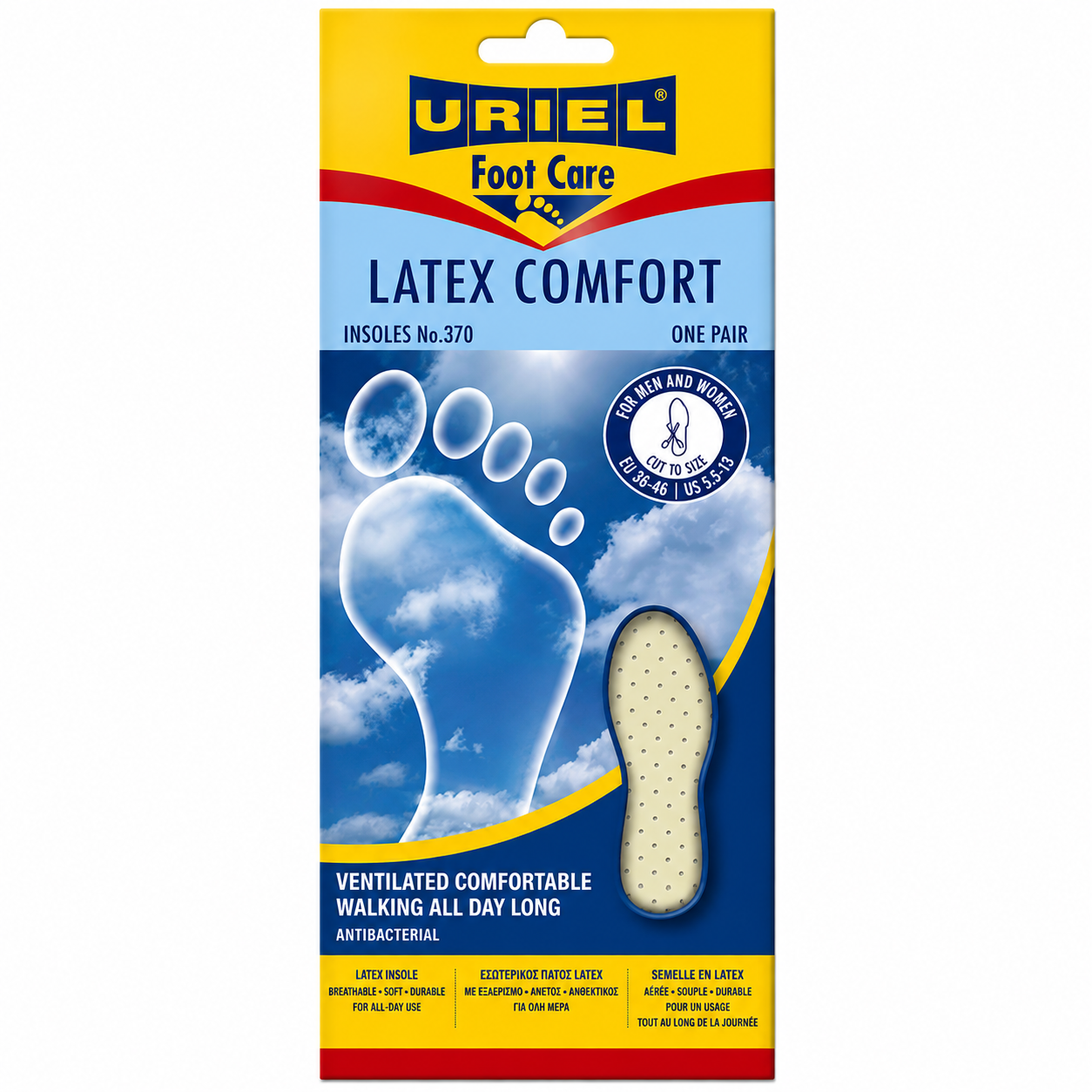 URIEL 370 Latex Comfort Insoles