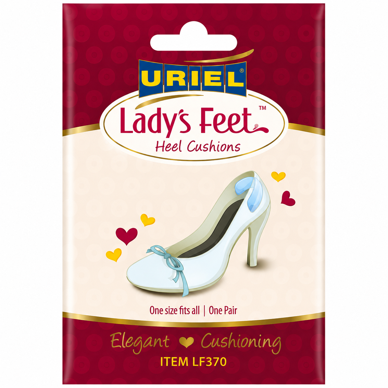 URIEL Lady's Feet LF370 Heel Liners