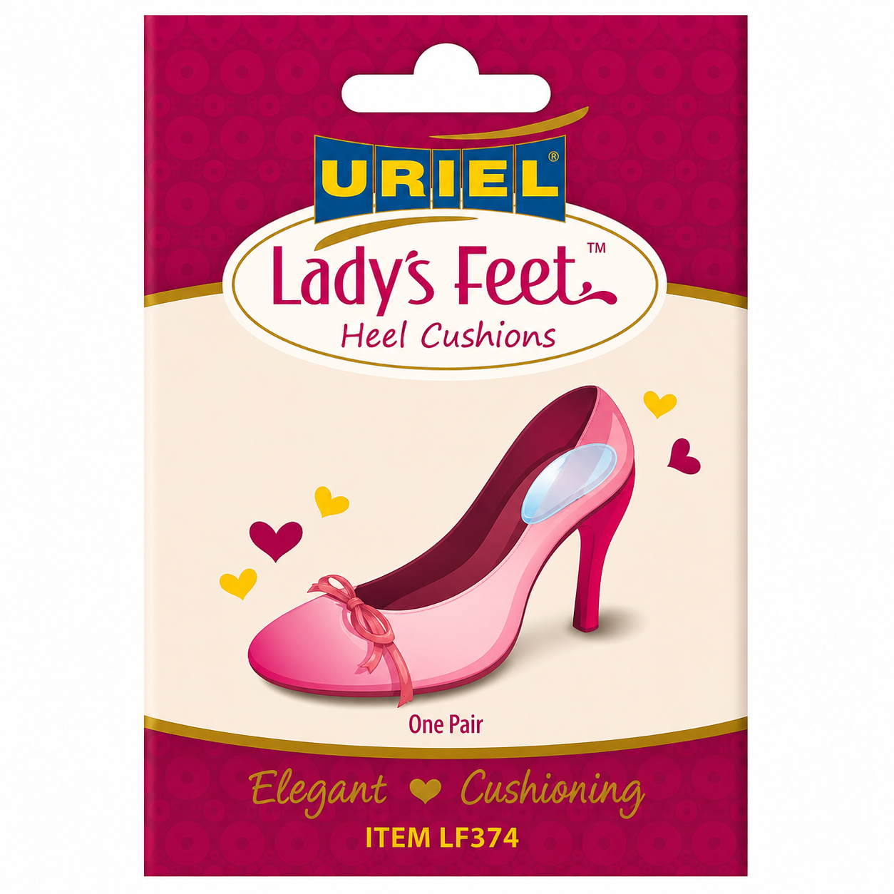 URIEL Lady's Feet LF374 Heel Cushions