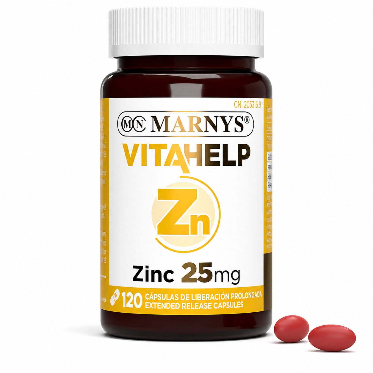 MARNYS Vitahelp Zinc 25 mg 120 Capsules