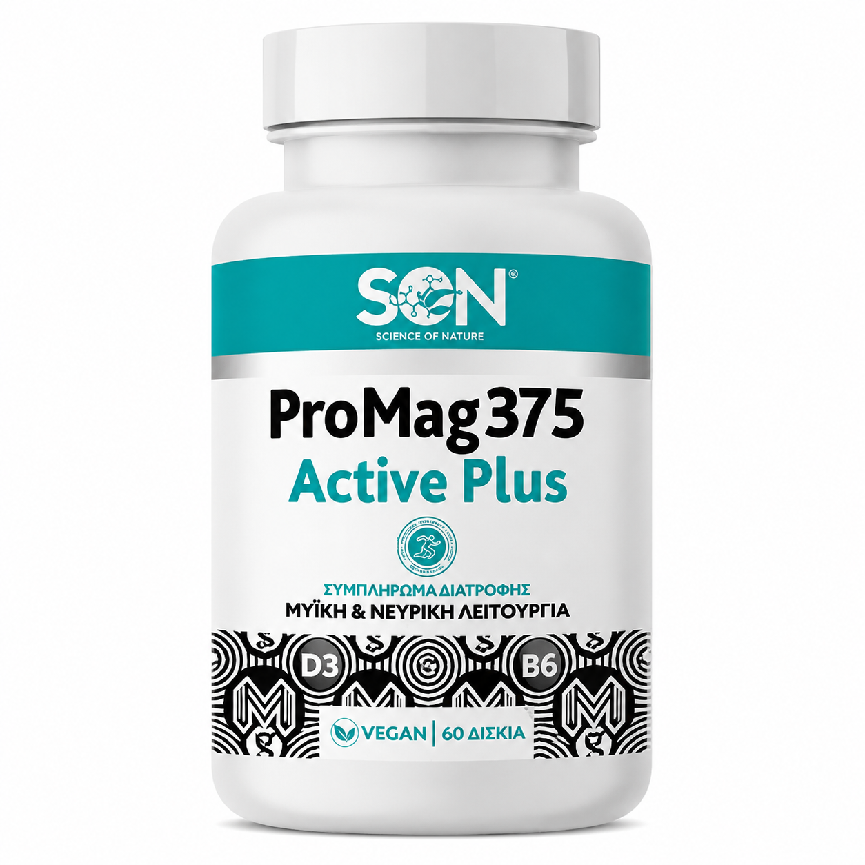 SON ProMag 375 Active Plus 60 Tablets