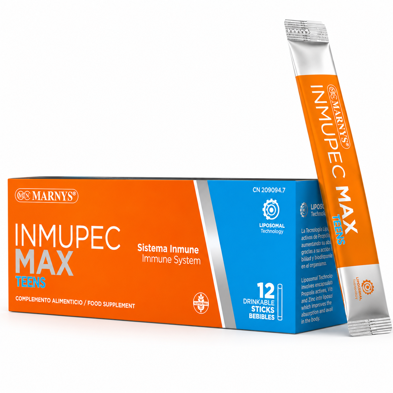 MARNYS® Immupec Max Teens Liposomal 12 Sticks