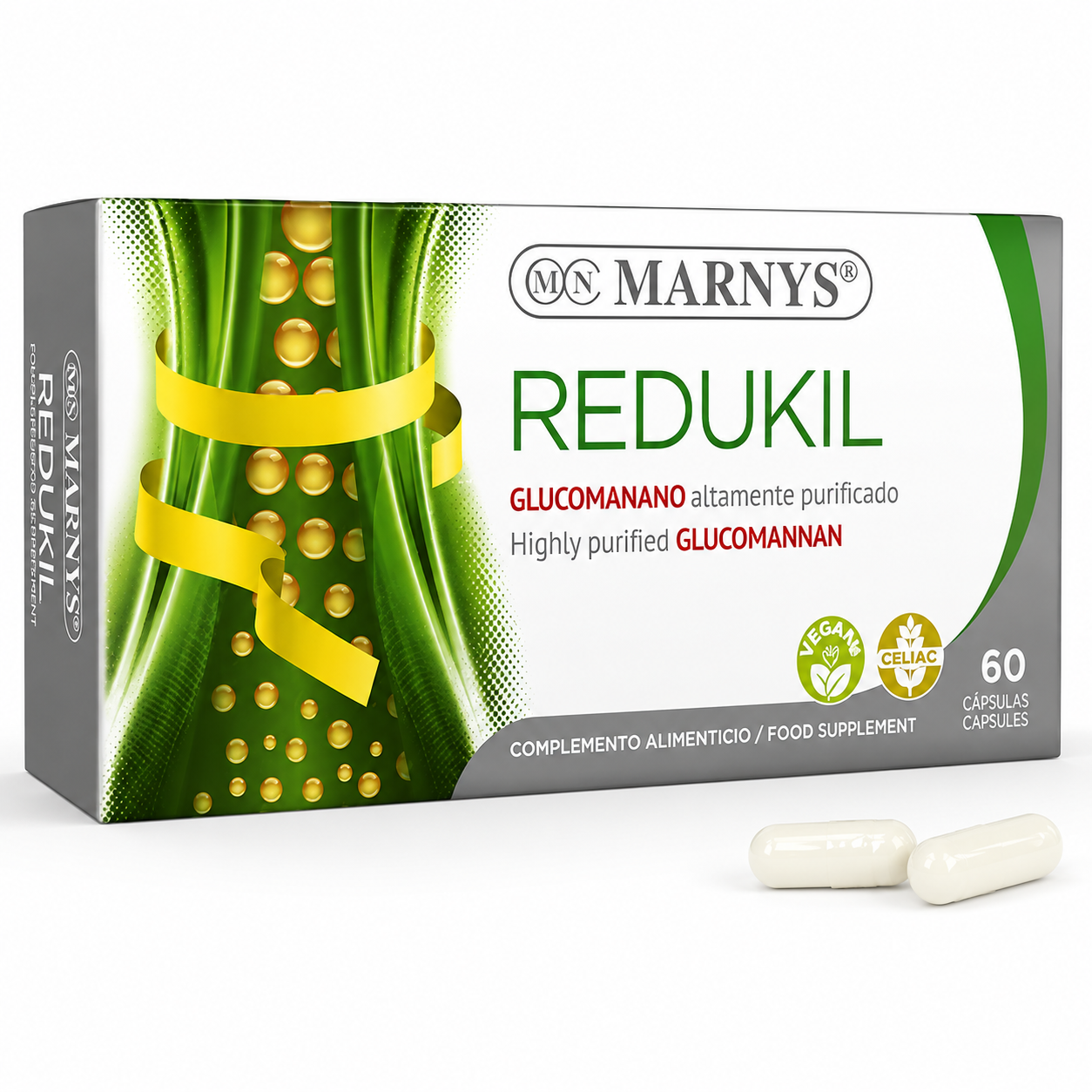 MARNYS Redukil Glucomannan 60 Capsules