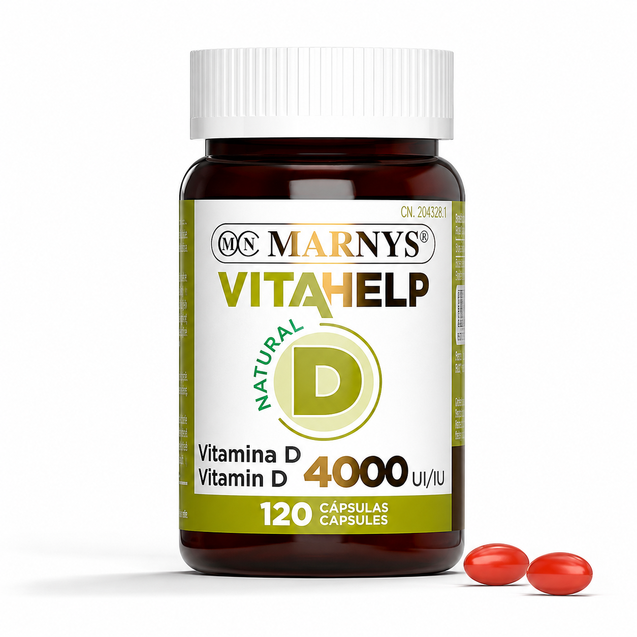 MARNYS Vitahelp Vitamin D3 4000 IU 120 Softgels