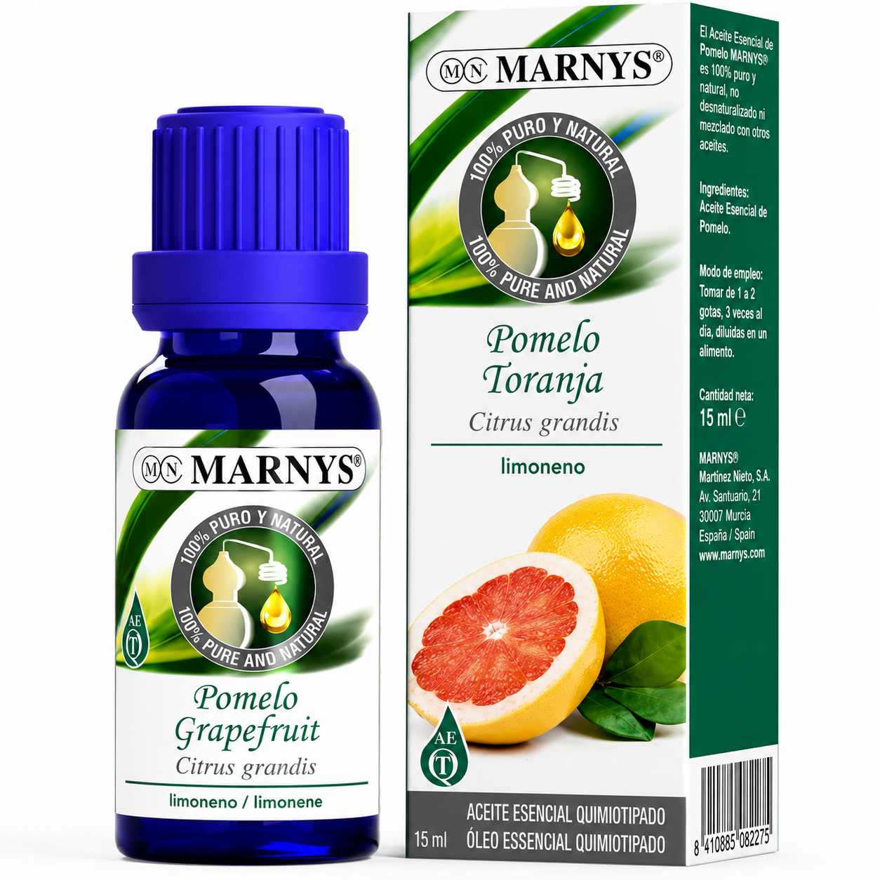 MARNYS Grapefruit Essential Oil 15ml
