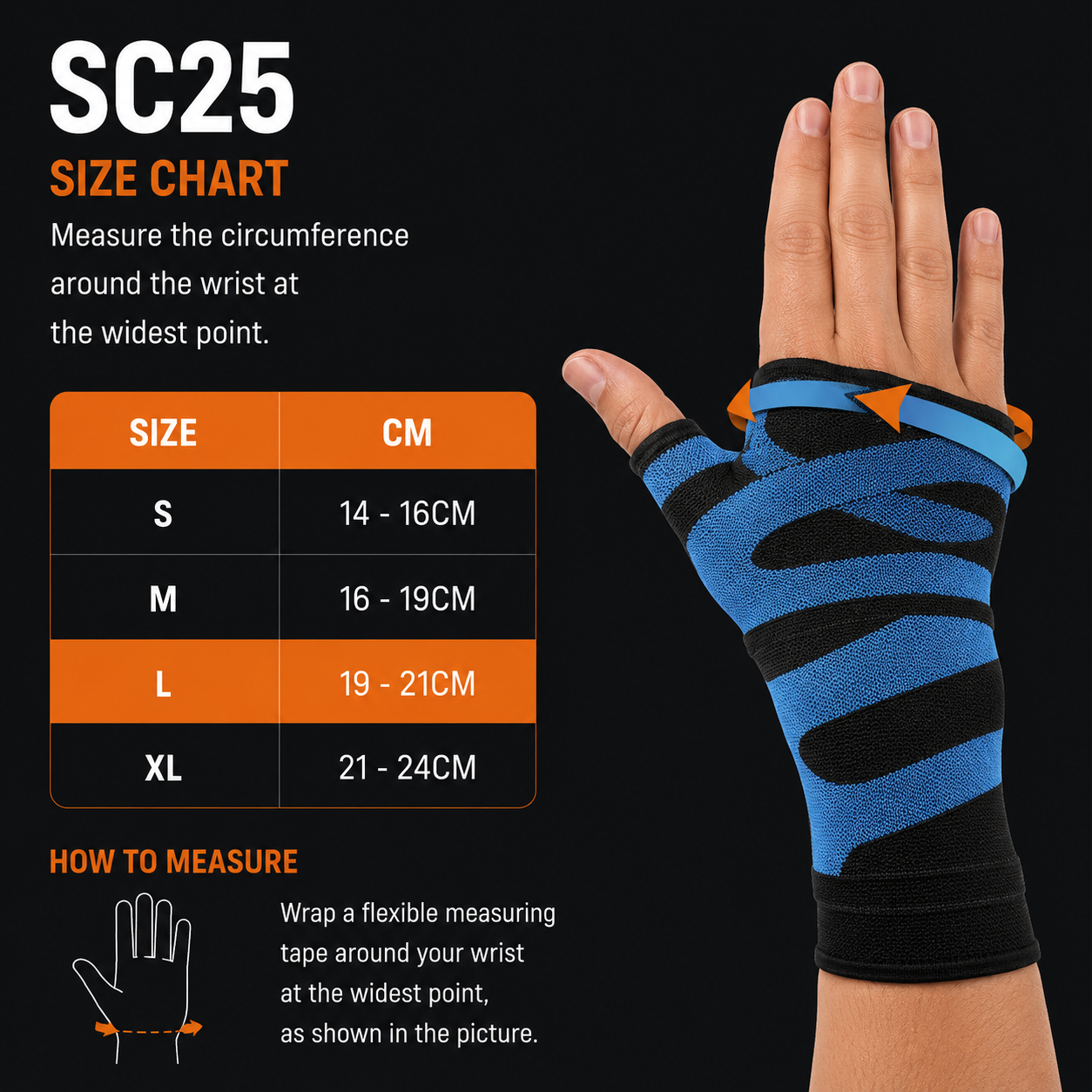 URIEL SC25 Wrist Sleeve - Image 2