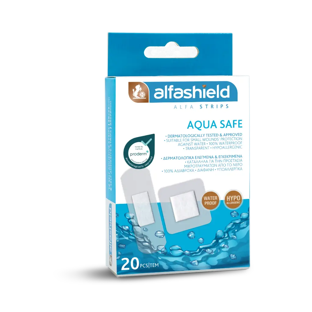 ALFASHIELD ALFA STRIPS AQUA SAFE 2 SIZES 20pcs