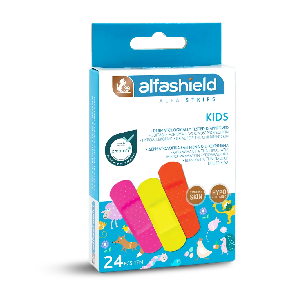ALFASHIELD ALFA STRIPS KIDS 24pcs