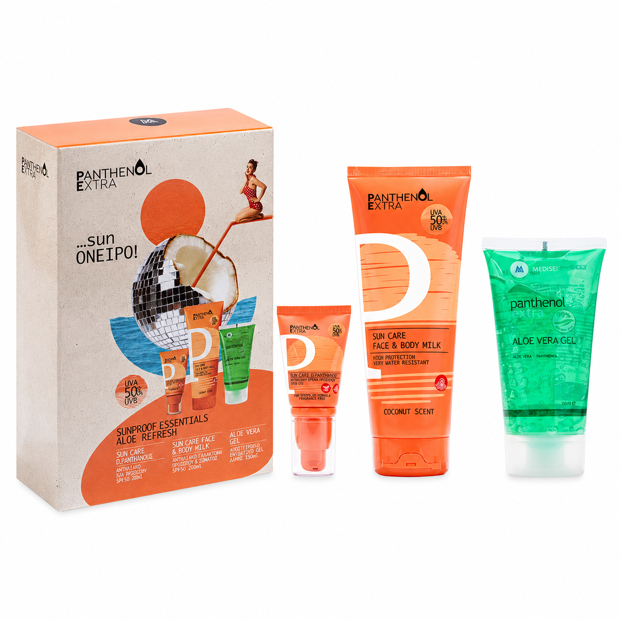 PANTHENOL EXTRA SUNPROOF ESSENTIALS ALOE FRESH SET