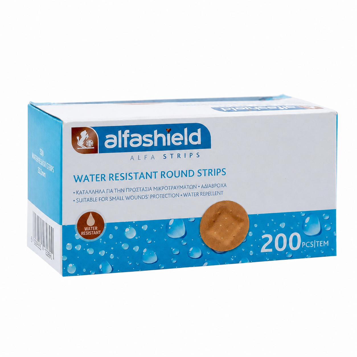 ALFASHIELD ALFA STRIPS WATER RESSISTANT ROUND STRIPS 200pcs