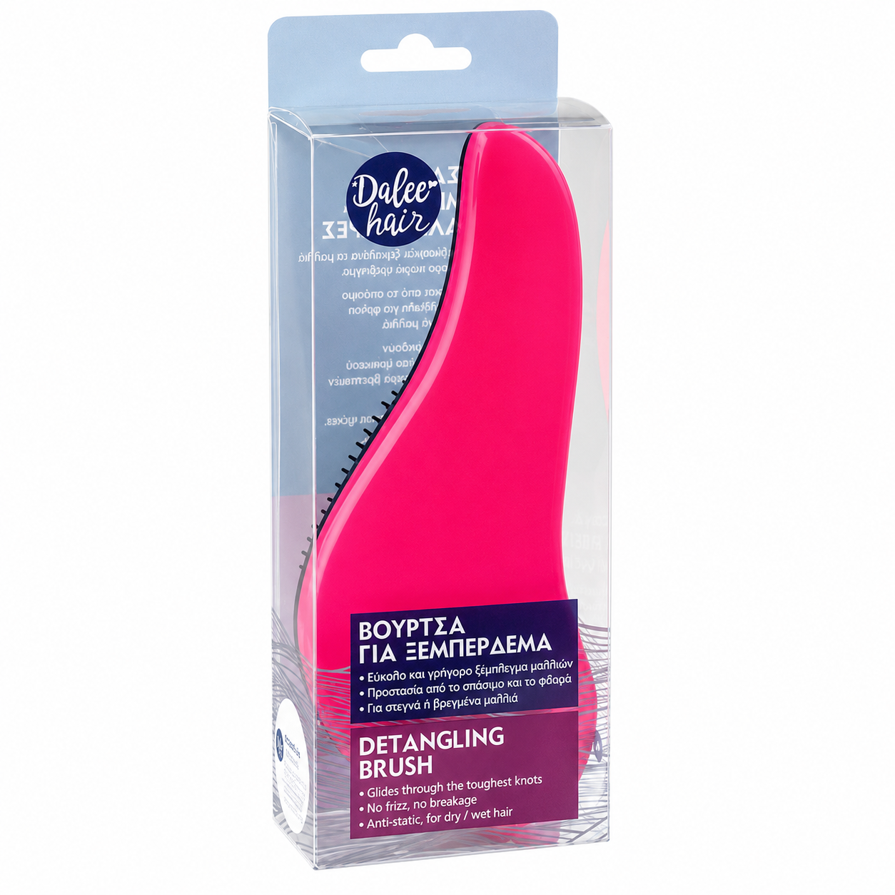 DALEE HAIR DETANGLING BRUSH FUCHSIA