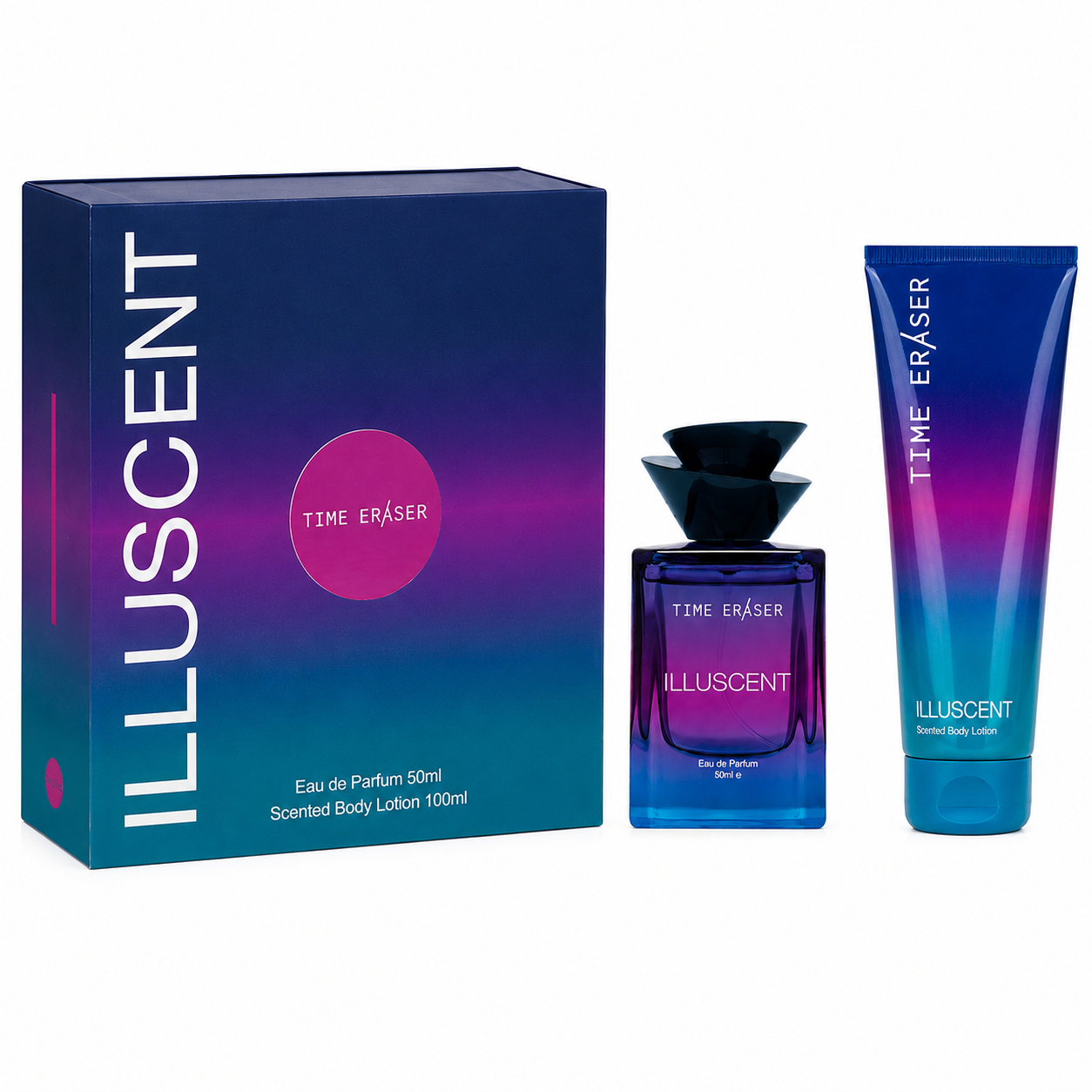 TIME ERASER ILLUSCENT SET EAU DE PARFUM & SCENTED BODY LOTION