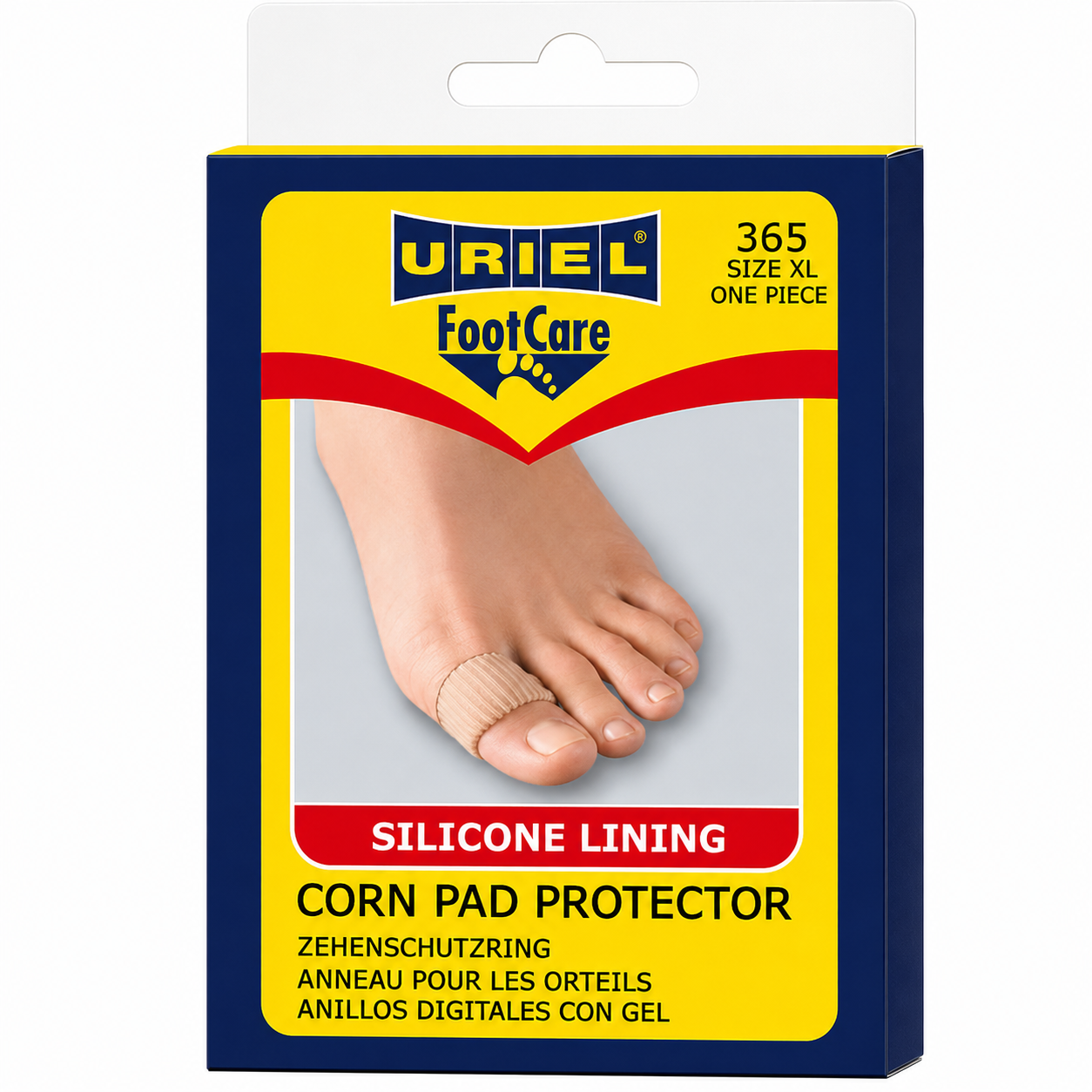 URIEL 365XL Corn Pad Protector with Silicone Lining