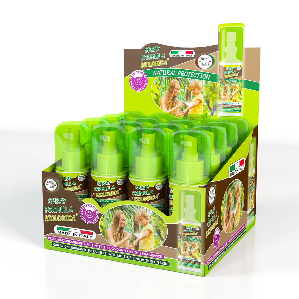 BRAND ITALIA ANTI-MOSQUITO ORGANIC FORMULA SPRAY 100ML - Image 2