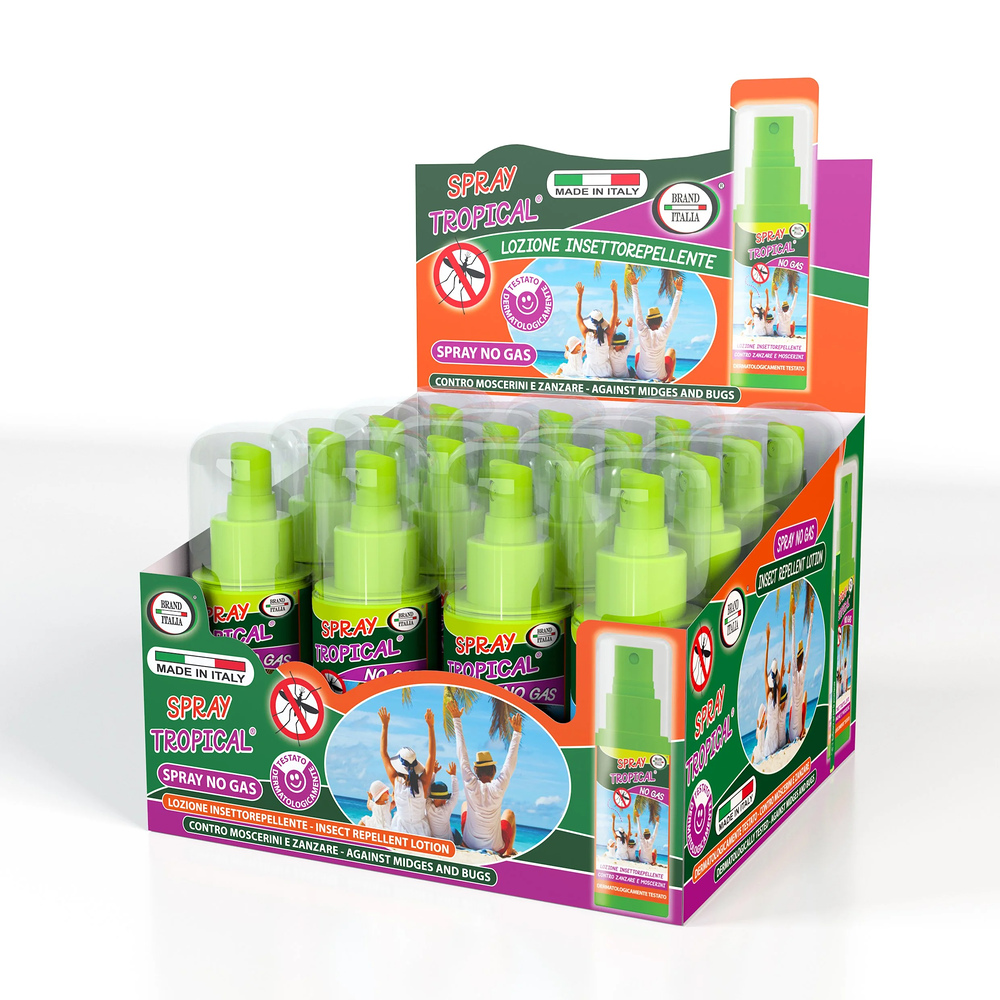 BRAND ITALIA ANTI-MOSQUITO TROPICAL SPRAY 100ML - Image 2