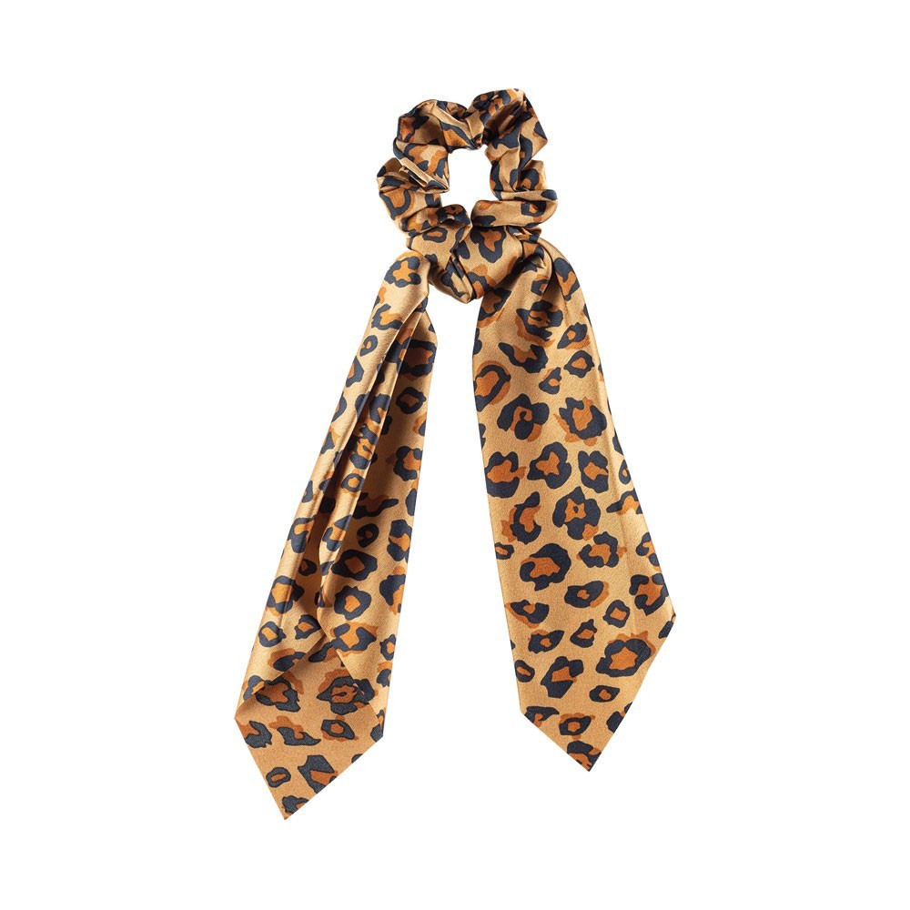 DALEE HAIR SCRUNCHIE WITH RIBBON LEOPARD - Image 2