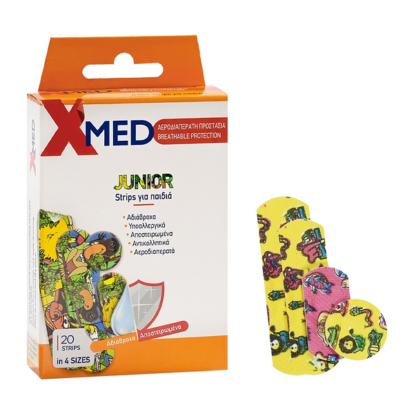 X-MED JUNIOR STRIPS 4 SIZES