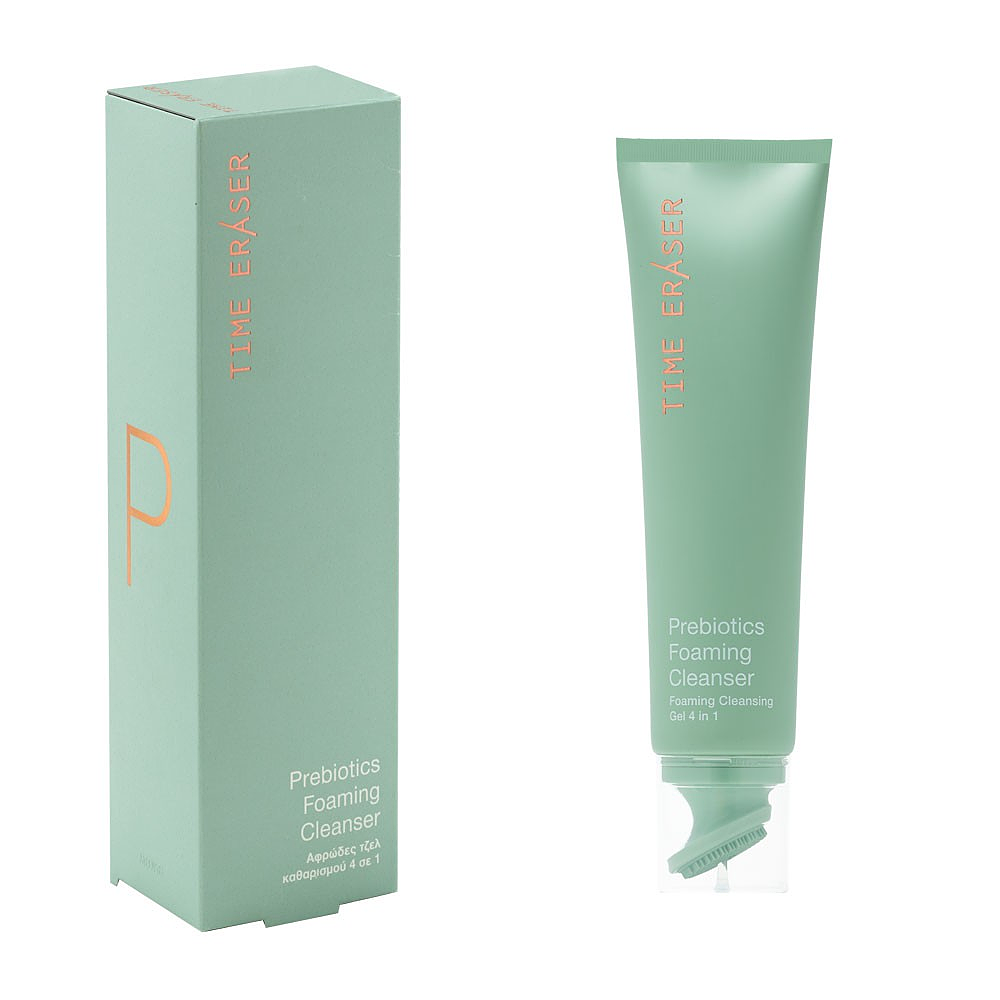 TIME ERASER PREBIOTICS FOAMING CLEANSER 140ML