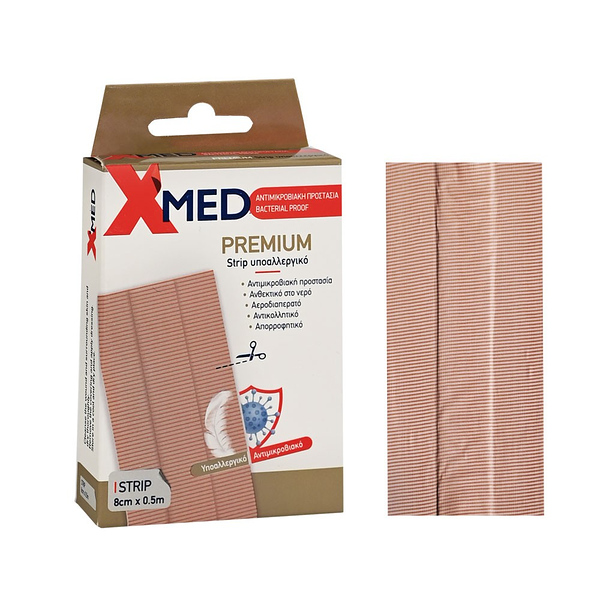 X-MED PREMIUM STRIP 8cm x 0.5m
