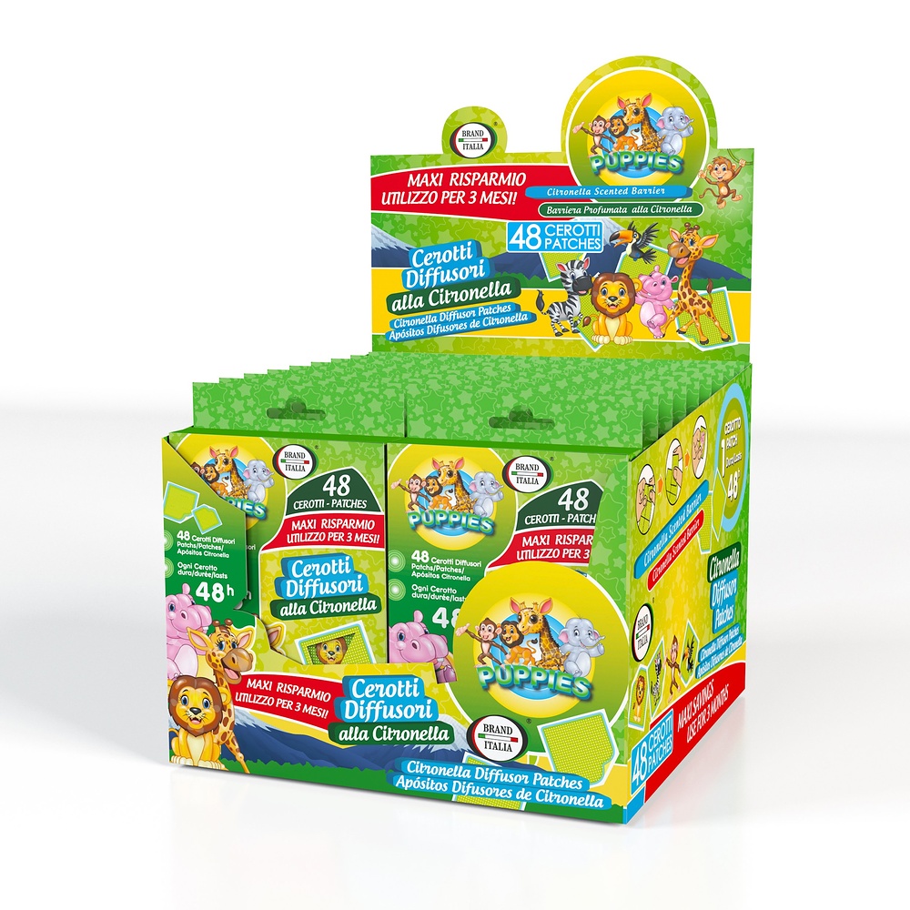 BRAND ITALIA PUPPIES ANTI-MOSQUITO PATCHES 48PCS - Image 2