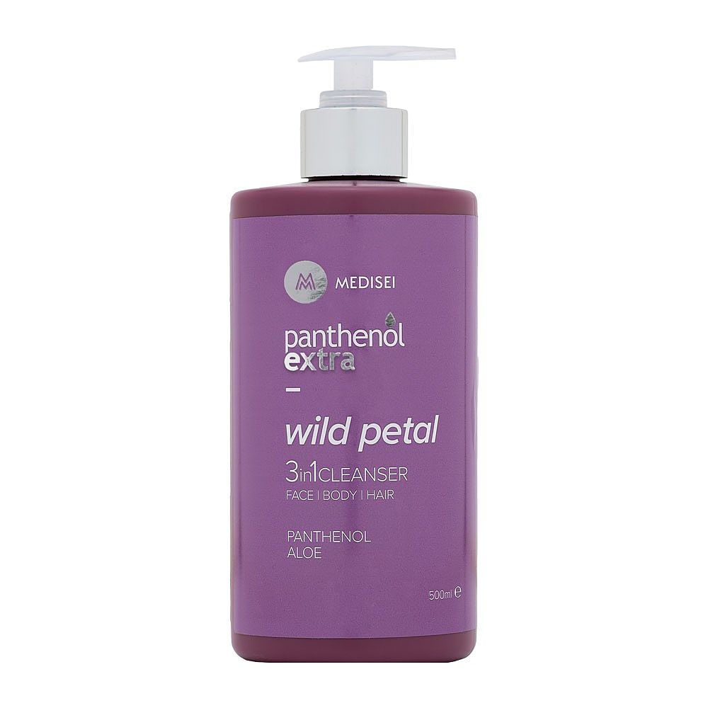 PANTHENOL EXTRA WILD PETAL 3IN1 CLEANSER 500ML