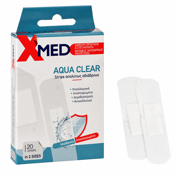X-MED AQUA CLEAR STRIPS 2 SIZES