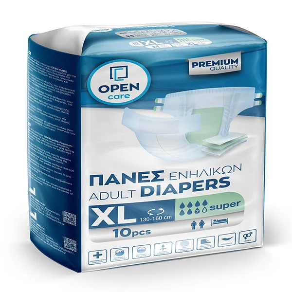 OPEN CARE ADULT DIAPERS PREMIUM SUPER M-XL - Image 4