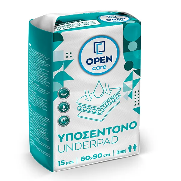 OPEN CARE UNDERPADS 60x90cm 15pcs OR 30pcs