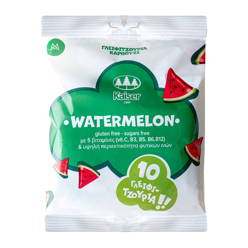 KAISER WATERMELON LOLLIPOPS x10PCS