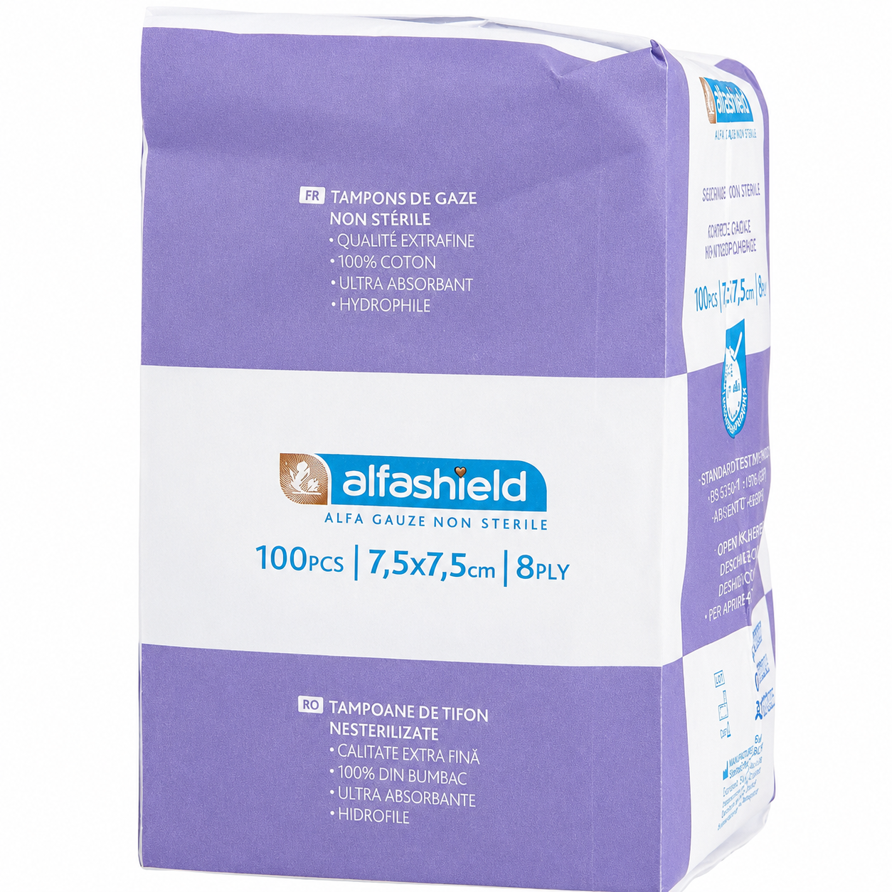 ALFASHIELD ALFA NON STERILE GAUZE 100pcs - Image 3