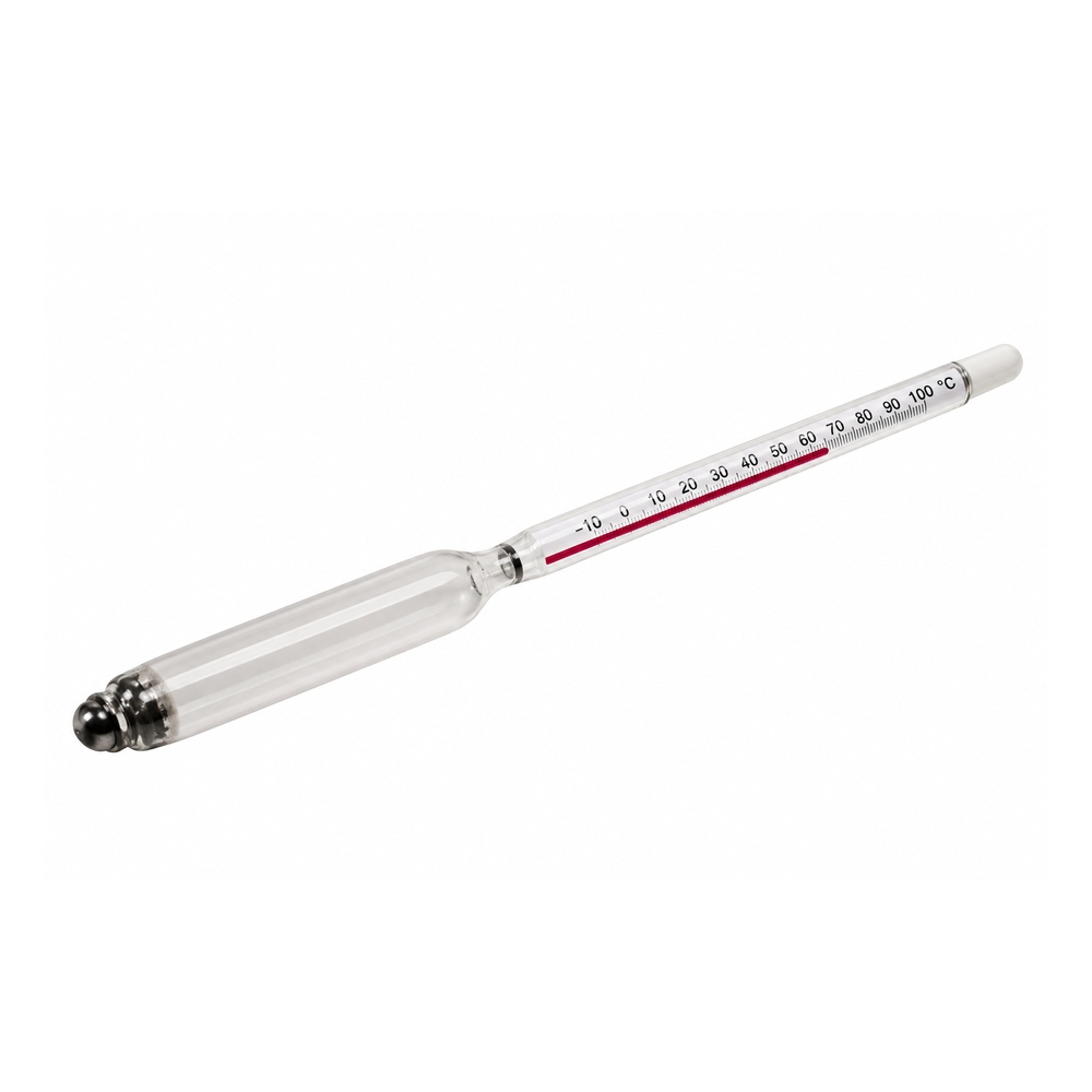 ALCOHOL THERMOMETER - GLASS