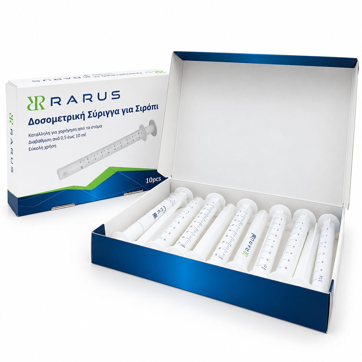 RARUS ORAL DOSING SYRINGE FOR SYRUP 10PCS/BOX - Image 2
